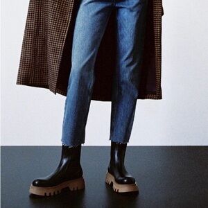 Zara leather boots